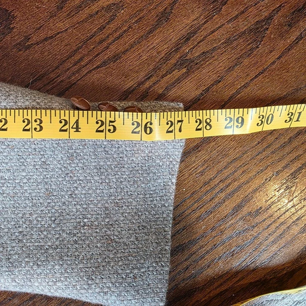 Vintage Pendleton Tweed Blazer Elbow Patches Tan/Brown Wool‎ Sport Coat 42 Long